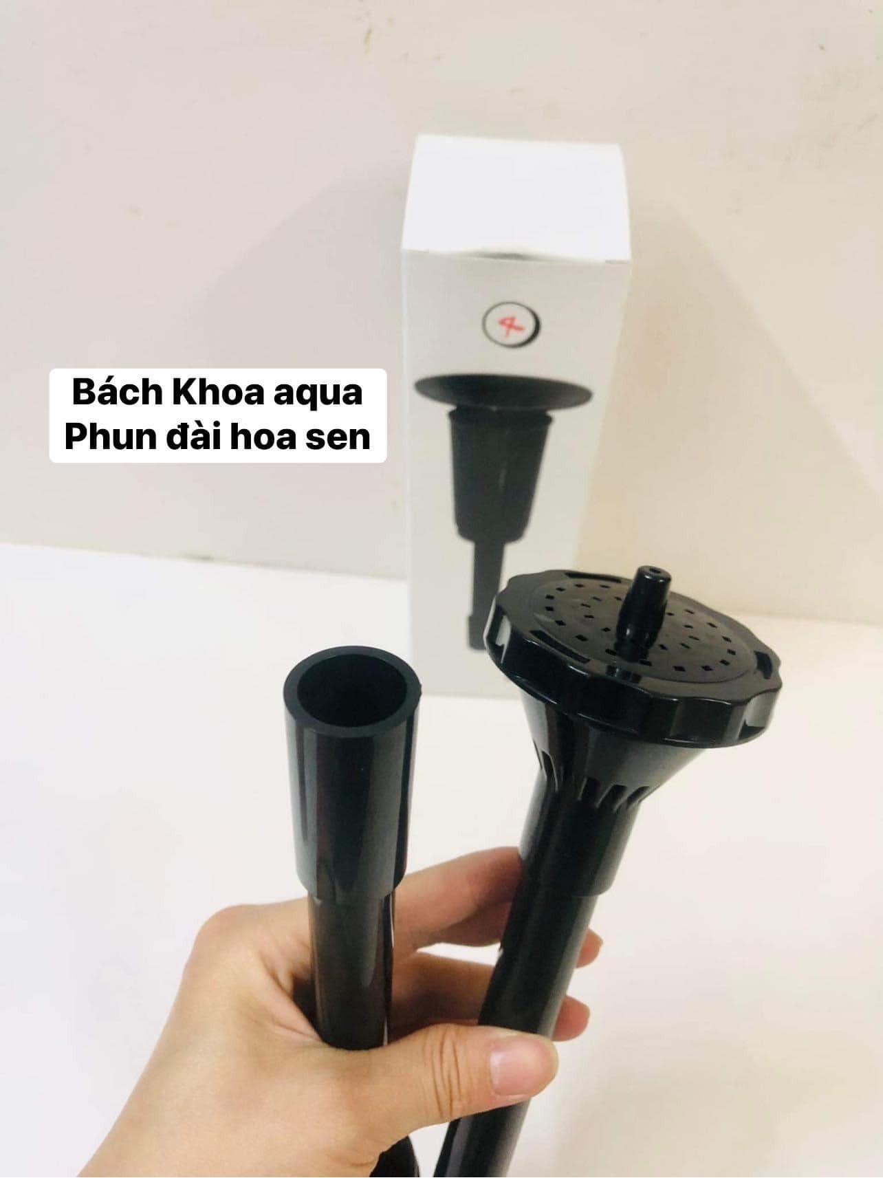 Bộ đài phun nước dù nấm - hoa sen trang trí bể cá